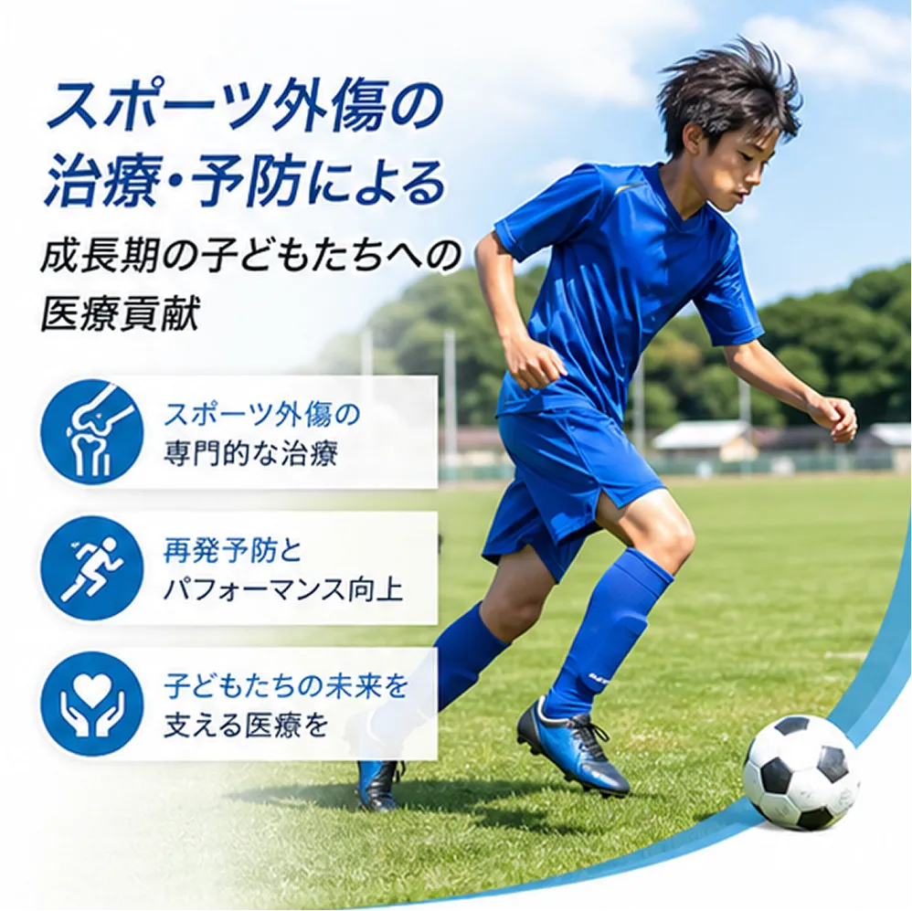 スポーツ外傷の治療・予防